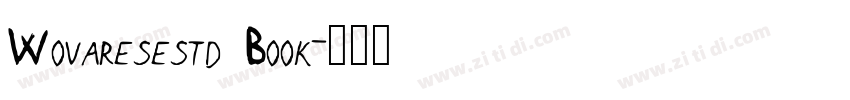 Wovaresestd Book字体转换
